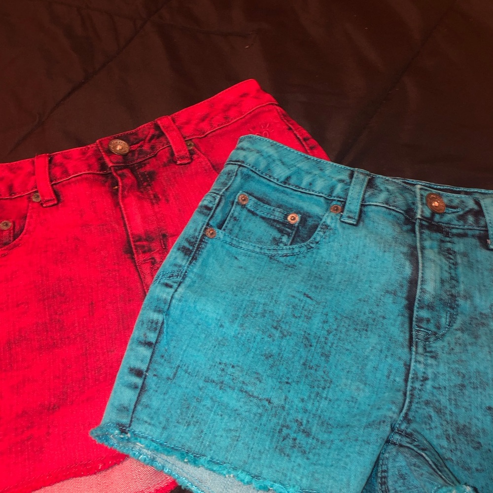 Justice for Girls Shorts Size 14 Regular 2 Pair.